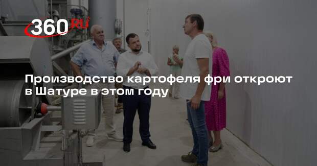 Производство картофеля фри откроют в Шатуре в этом году