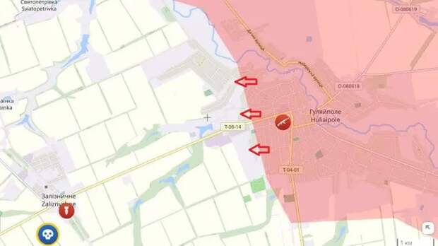 Противник практически утратил реальный контроль над Гуляйполем