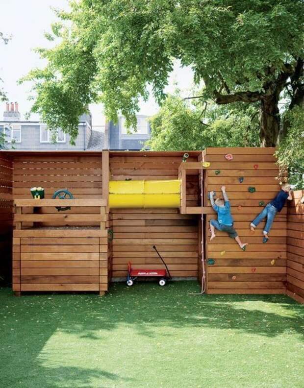 Идеи детских площадок на открытом воздухе