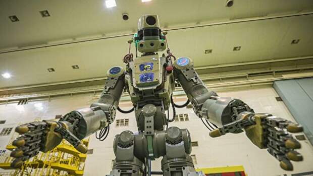 Антропоморфный робот Skybot F-850, помощник экипажа Международной космической станции
