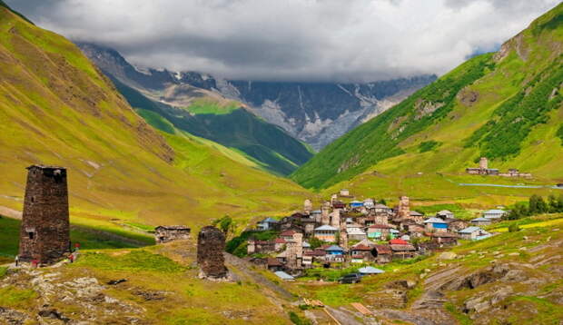 Сванетия - одно из мест на Кавказе, где рождаются блондины.