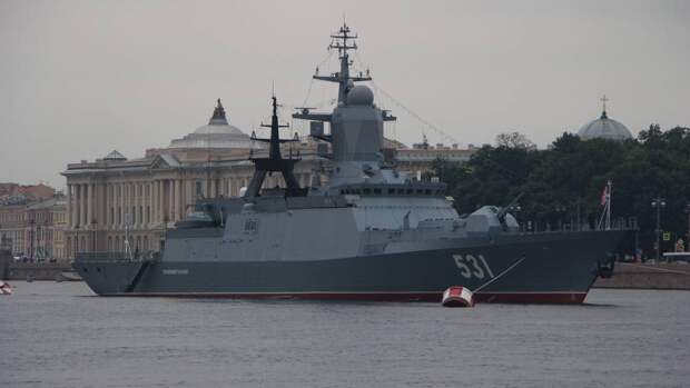 ОСК: многоцелевой сторожевой корвет «Резкий» вышел на швартовные испытания