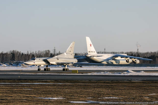 Работа ракетоносцев Ту-22М3