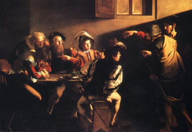 Караваджо. Призвание апостола Матфея, 1599