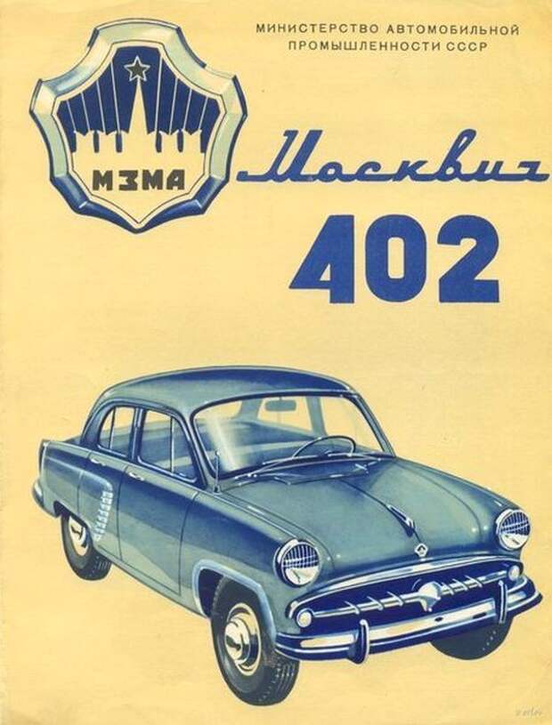Москвич-402 СССР, авто, история