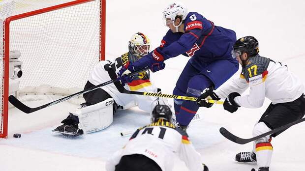 Сборная США обыграла команду Германии на чемпионате мира по хоккею