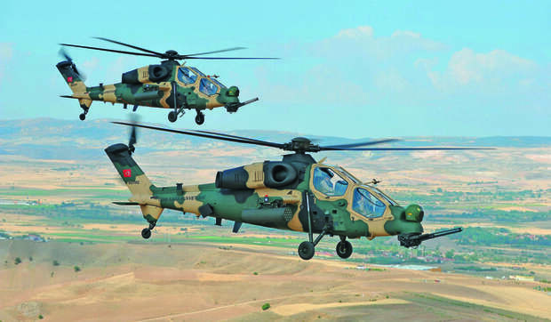 Вертолет Т-129 ATAK Вертолет Т-129 ATAK