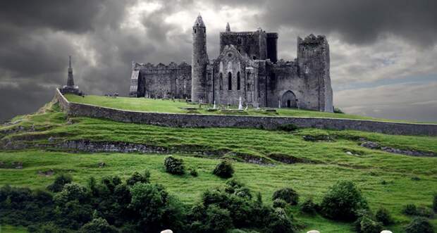 Скала Кашел, Ирландия. Построен в IV веке. европа, замки, история, средневековье