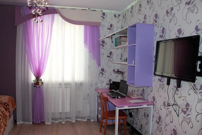 Шторы на одну сторону: оригинальное оформление квартиры (49 фото)