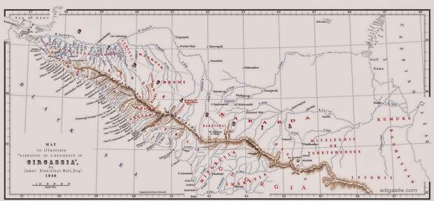 Народы Адыге составляли самое многочисленное туземное племя на Западном Кавказе