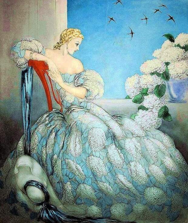 Художник Louis Icart (1888 — 1950). Роковые красавицы Парижа