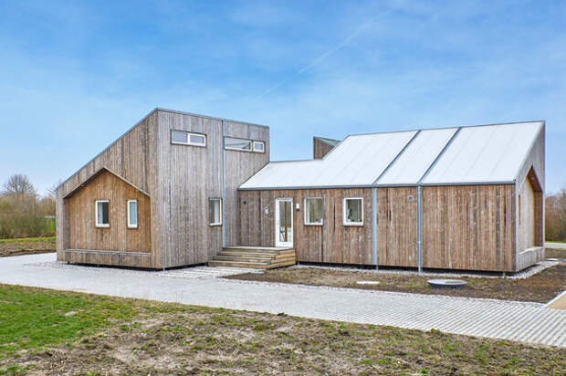 Дом из биоотходов в Дании