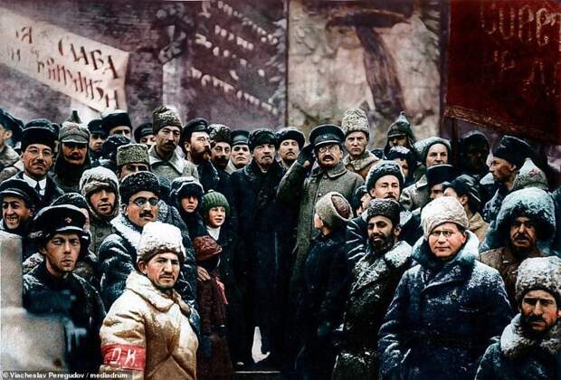 Великая Октябрьская социалистическая революция Великая Октябрьская Социалистическая Революция, видео, длиннопопост, ленин