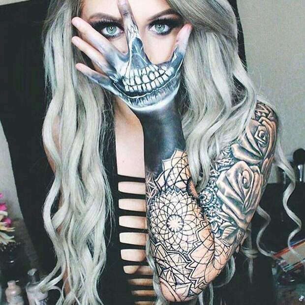 красотка с тату tattoo, Синяя болезнь, девушки с тату, девушки с татуировками, красивые девушки, наколки, тату, татуировки