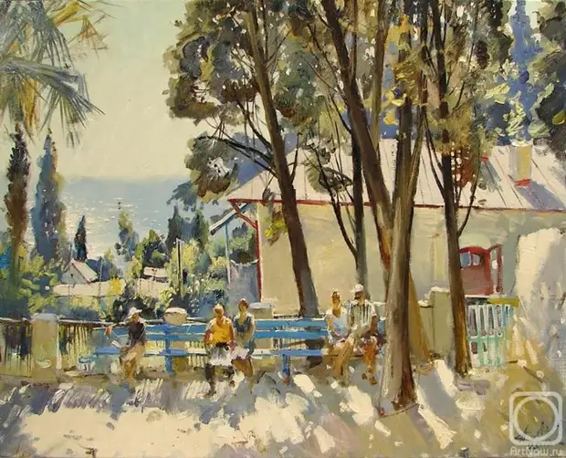 "Мир солнечного детства моего, он полон счастья, доброты и света..." Художник Анатолий Лукаш