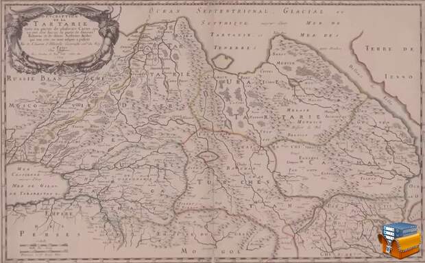 Карта Тартарии Николаса Сансона 1679 год