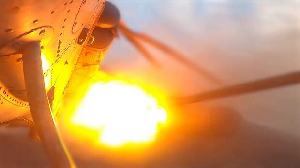 Экипаж Ка-52м сжег технику боевиков в зоне ВСУ