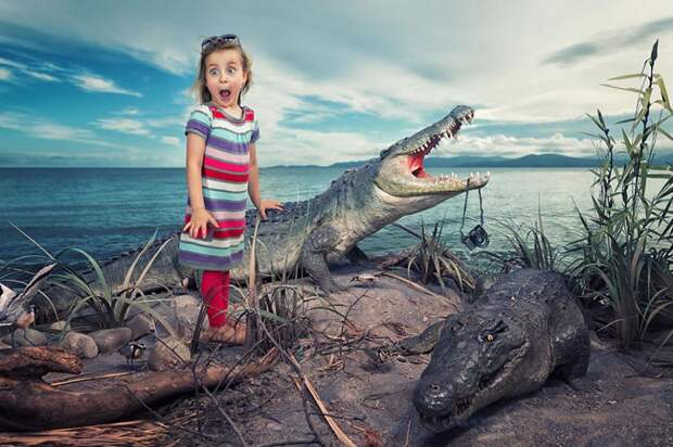 Когда ПАПА фотохудожник фото, картинки, дети, семья, папа