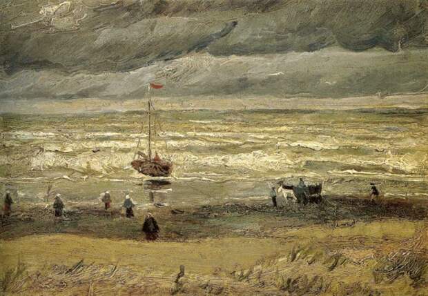 Вид на море у Схевенингена. Ван Гог.