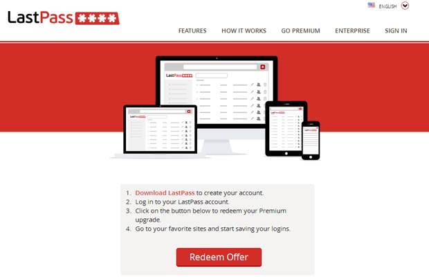 LastPass Password Manager - Premium на 1 год бесплатно