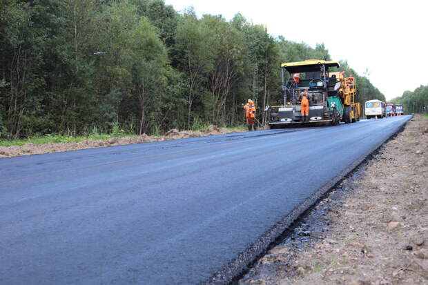 Завершается ремонт самой короткой дороги из Твери в Кимры