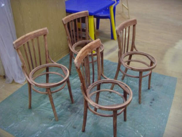 Переделка старых стульев... Разбираем стул на запчасти как конструктор!