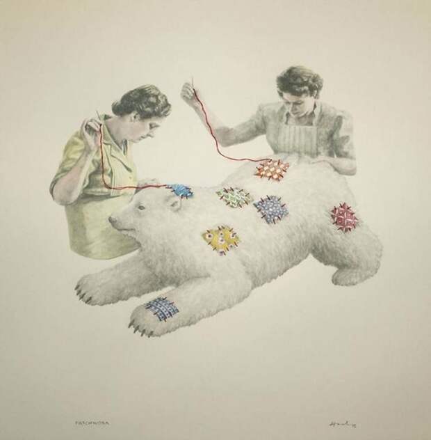 «Лоскутная». Автор: Toni Hamel.