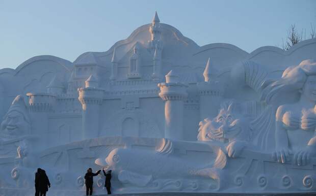 16 фестиваль снега и льда в Харбине