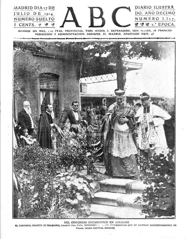 Газета ABC от 27 июля 1914 года.