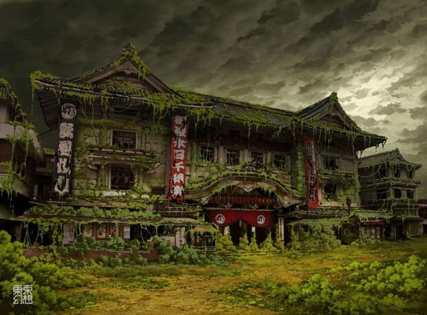 Мир после апокалипсиса в иллюстрациях Tokyo Genso