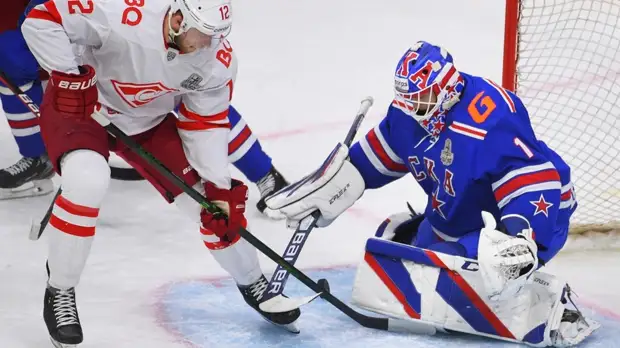 СКА одолел «Спартак» и пробился в финал Западной конференции КХЛ