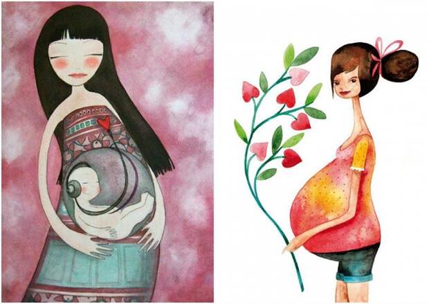 17 нежных иллюстраций с любовью к нашим мамам