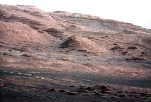 The base of Mars' Mount Sharp.