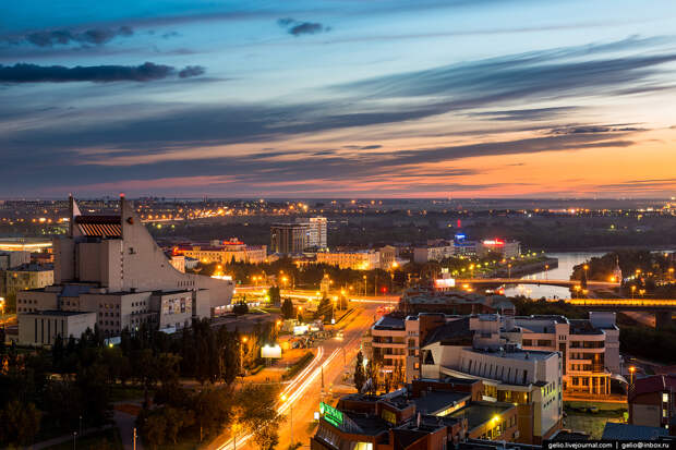 Омску 300 лет. Виды города с высоты