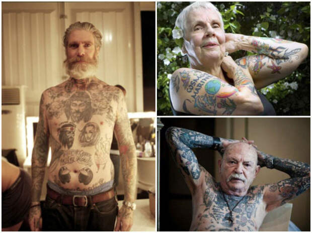 А вы знаете, как будут выглядеть ваши татуировки в старости?