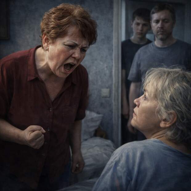 — Маму к нам заберём, ты же фельдшер, тебе ведь проще досматривать за ней