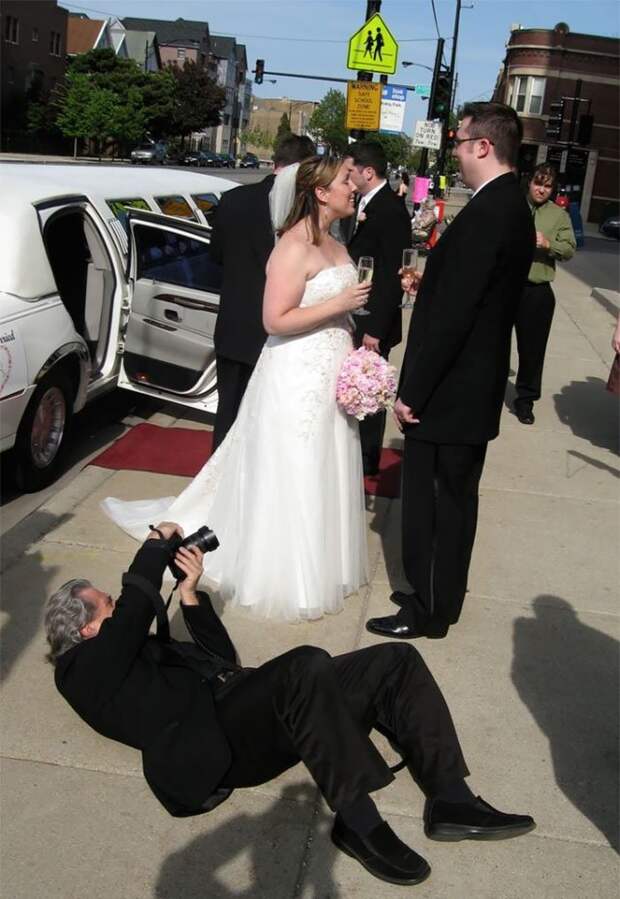 Свадебные фотографы, которые ради хорошего снимка готовы на всё
