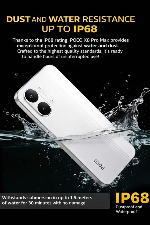 Poco X8 Pro Max: 8500 мАч, 100 Вт и «сверхчеткая фотография» — раскрыты все характеристики