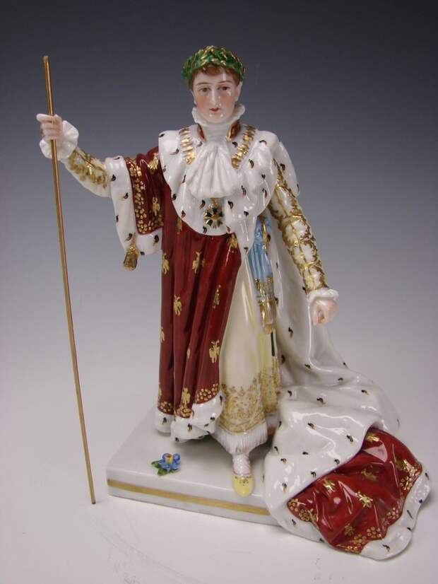 Antique German Porcelain Napoleon Figurine Dresden Volkstedt C1900 | eBay