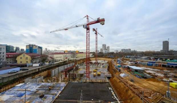 Монолитные работы начались в первой очереди жилого комплекса в Войковском районе