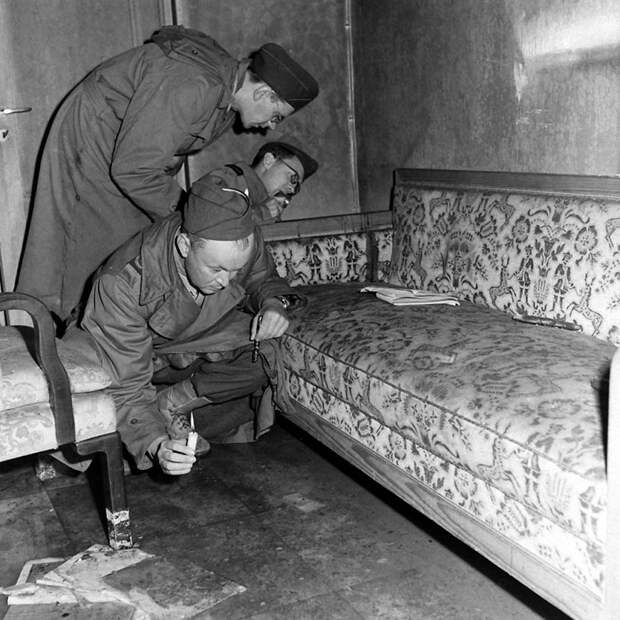 Бункера Гитлера в апреле 1945-го