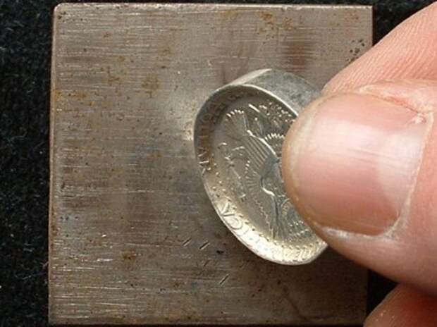 кольцо из монеты