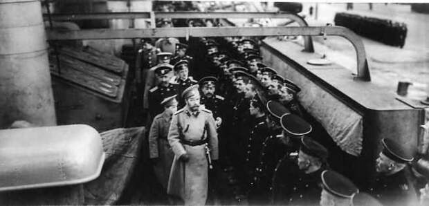 Николай II на крейсере «Меджидие»