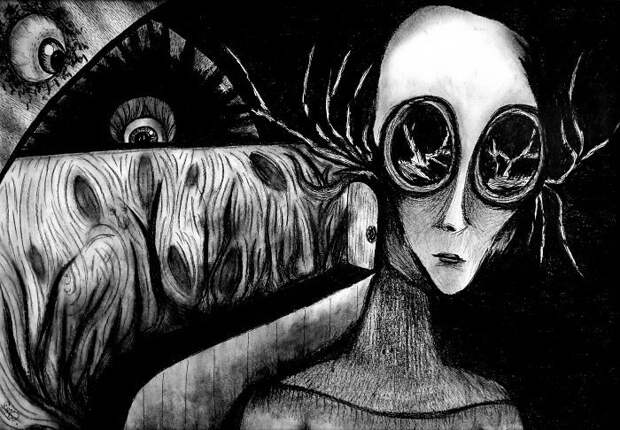 Жуткие рисунки Coni Fuentes