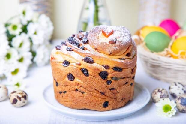 Пасхальный кулич краффин Пасхальный кулич краффин