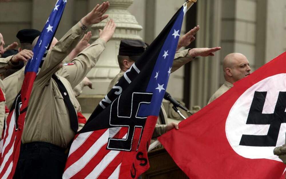 Фашистская америка. Фашистская партия США. Американские нацисты. Америка фашисты. Современные нацисты.