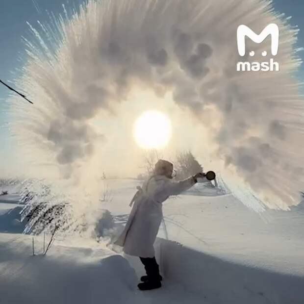 Экстремальные морозы ударили в Сибири: самые низкие температуры стоят в Красноярском крае — там -53 градуса