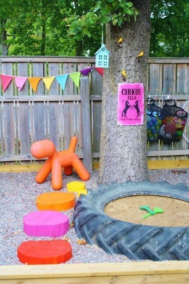 Идеи детских площадок на открытом воздухе