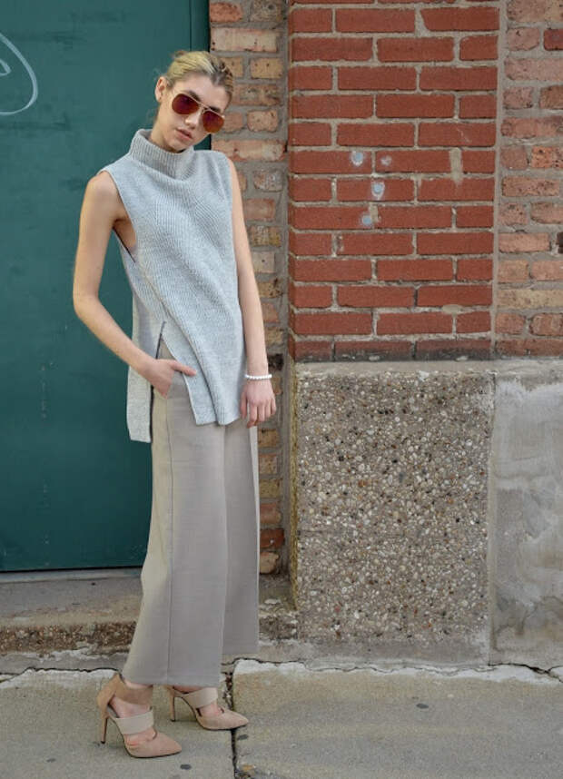 fall outfit fall ootd, street style, blogger, style, culottes, turtleneck
