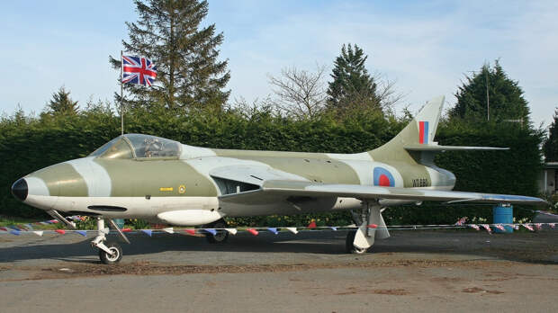 Истребитель Hawker Hunter F1 Королевских ВВС Великобритании